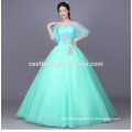 Ball Gown Long 2017 Mint Green Quinceanera Robes Sweetheart Bodice Robe de bal